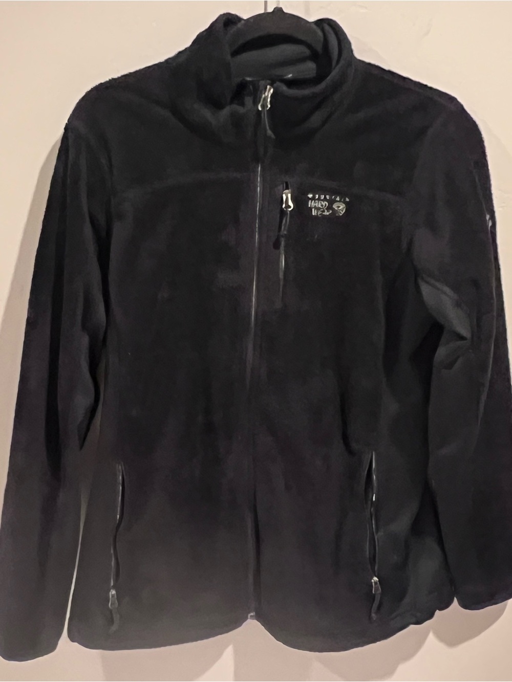 Mountain Hardwear Black Full-Zip Fleece Jacket